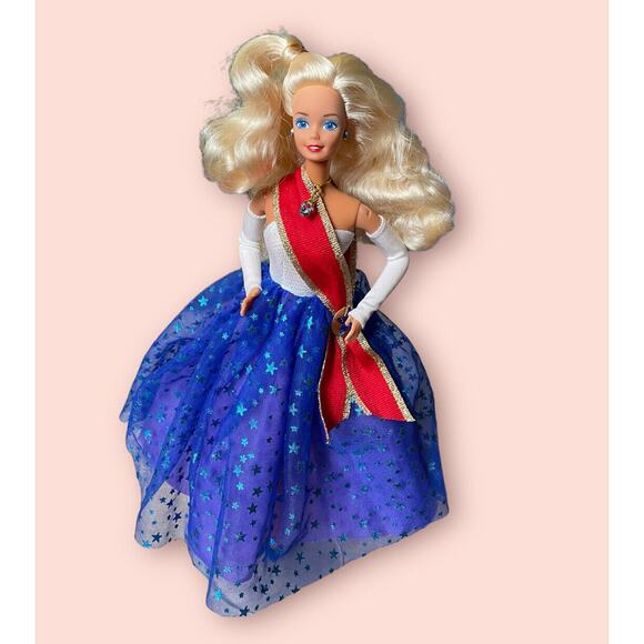 NEW BARBIE DOLL 1989 UNITED STATES COMMITTEE FOR UNICEF BLONDE NWOB - Picture 6 of 9